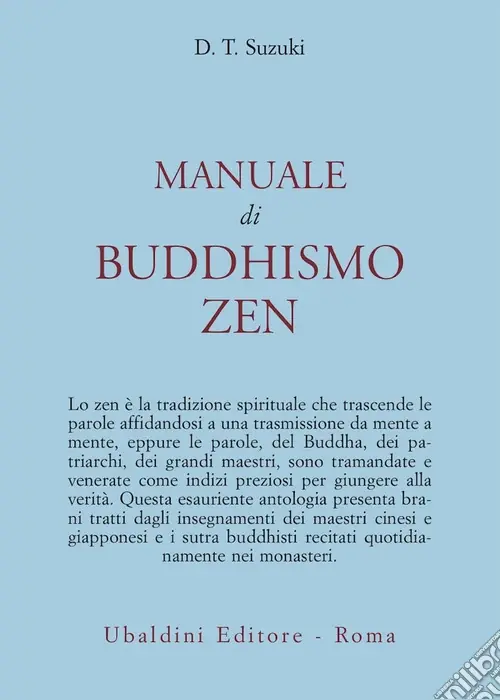 Offerta Limitata Manuale di buddhismo zen