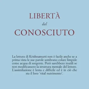 Promozione Libertà dal conosciuto