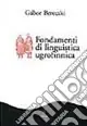 Fondamenti di linguistica ugrofinnica Saldi