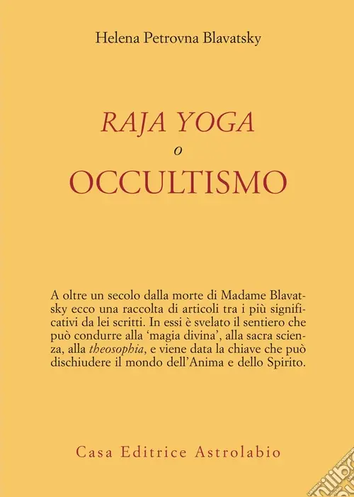 Raja yoga, o occultismo Solo Oggi