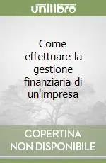Solo Oggi Come effettuare la gestione finanziaria di un‘impresa