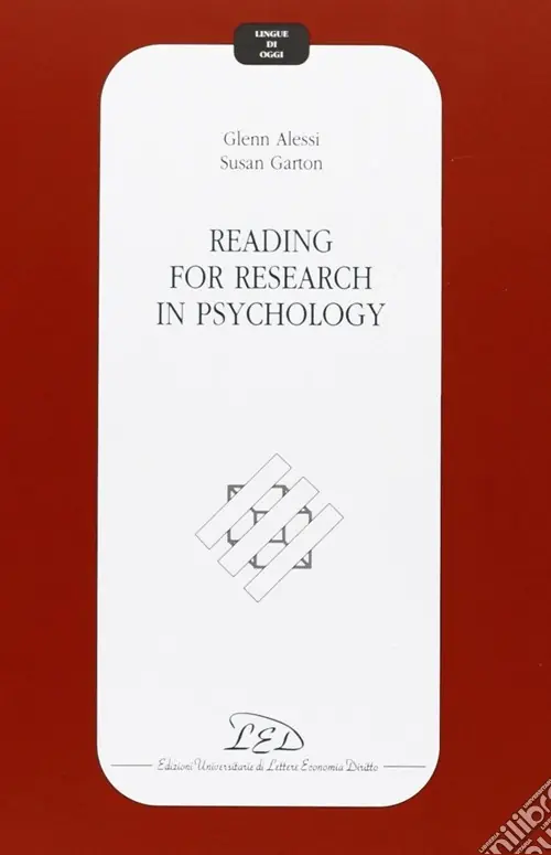 Reading for research in psychology Nuova Collezione