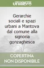 Gerarchie sociali e spazi urbani a Mantova dal comune alla signoria gonzaghesca Compra Oggi Stesso