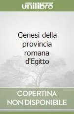 Di Tendenza Genesi della provincia romana d‘Egitto