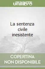 Novità La sentenza civile inesistente