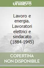 Esclusivo Lavoro e energia. Lavoratori elettrici e sindacato (1884-1945)
