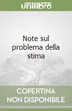 Promo Stagionale Note sul problema della stima