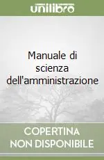 Offerta Manuale di scienza dell‘amministrazione