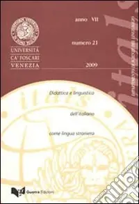 Reso Gratuito Itals. Didattica e linguistica dell‘italiano come lingua straniera (2009). Vol. 21