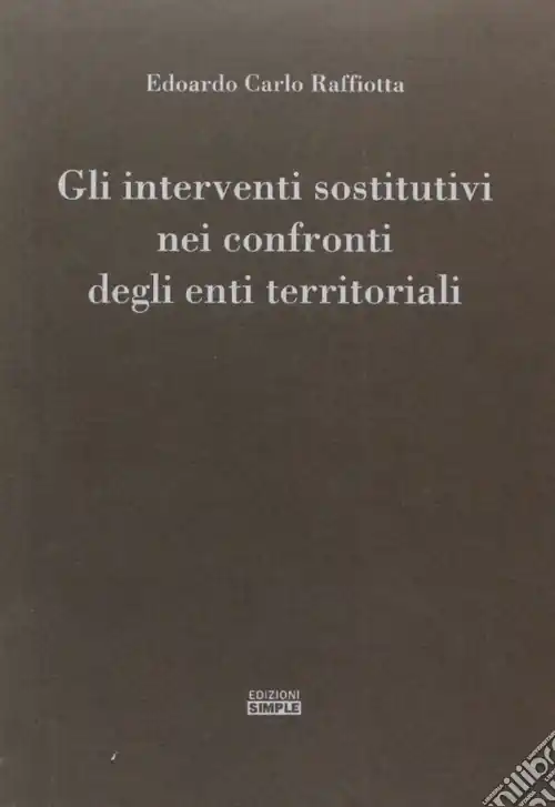 Spedizione Espresso Gli interventi sostitutivi nei confronti degli enti territoriali
