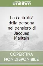 Promo Stagionale La centralità della persona nel pensiero di Jacques Maritain