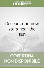 Research on new stars near the sun Prezzo Ridotto