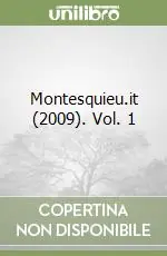 Montesquieu.it (2009). Vol. 1 Solo Oggi