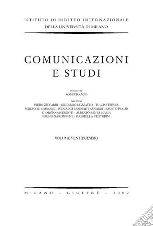 Comunicazioni e studi. Vol. 22 Di Tendenza