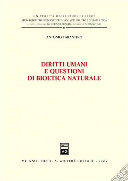A Buon Prezzo Diritti umani e questioni di bioetica naturale