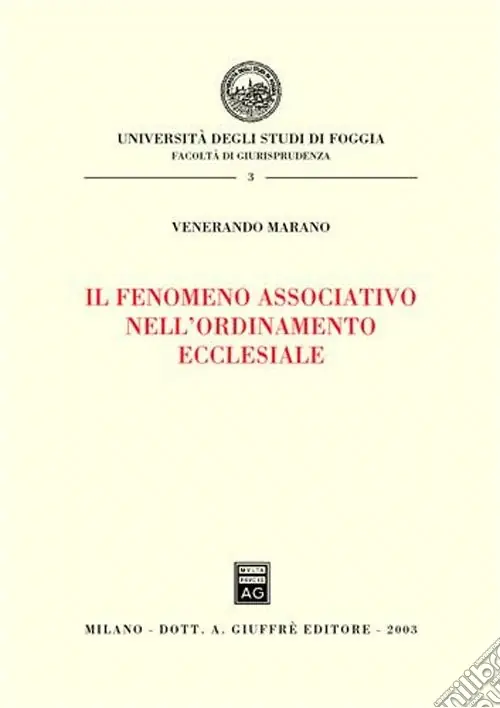 Esclusivo Il fenomeno associativo nell‘ordinamento ecclesiale