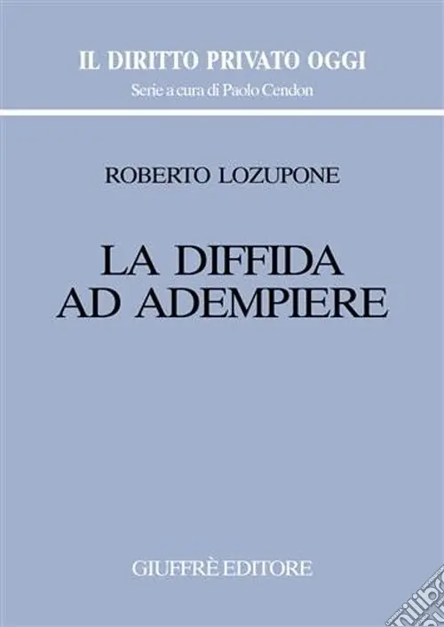 Saldi La diffida ad adempiere