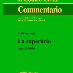 Compra Oggi Stesso La superficie. Artt. 952-956