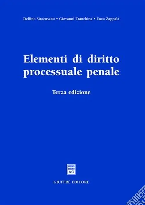 Ultimissimo Modello Elementi di diritto processuale penale