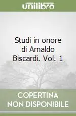 Super Prezzo Studi in onore di Arnaldo Biscardi. Vol. 1
