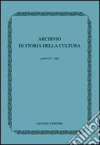 Archivio di storia della cultura (2002) Sconto