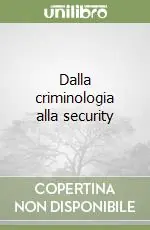 Dalla criminologia alla security Promo Stagionale