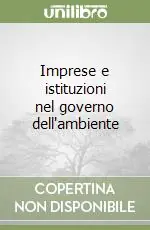 Imprese e istituzioni nel governo dell‘ambiente Promo Stagionale
