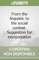 Super Prezzo From the linguistic to the social context. Suggestion for interpretation