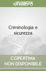 Saldi Criminologia e sicurezza