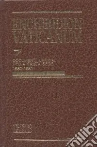 Enchiridion Vaticanum. Vol. 7 Documenti ufficiali della Santa Sede (1980-1981) Occasione Imperdibile
