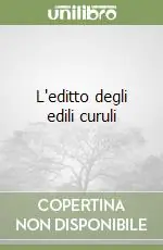Super Prezzo L‘editto degli edili curuli