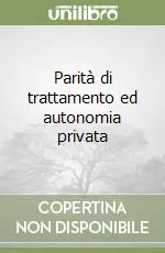 Parità di trattamento ed autonomia privata Prezzo Scontato