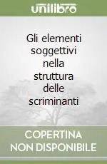 Gli elementi soggettivi nella struttura delle scriminanti Affare
