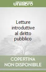 Letture introduttive al diritto pubblico Direttamente Dal Produttore