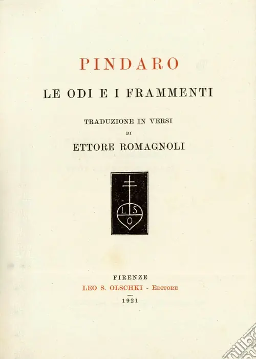 Le «Odi» e i «Frammenti» Reso Gratuito