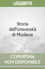 Storia dell‘Università di Modena Acquista Ora