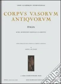 Corpus vasorum antiquorum. Vol. 6 Lecce, Museo provinciale Castromediano (2) Compra Oggi Stesso