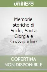 Memorie storiche di Scido, Santa Giorgia e Cuzzapodine Sconto