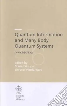 Ordina Subito Quantum information and many body quantum systems-proceedings