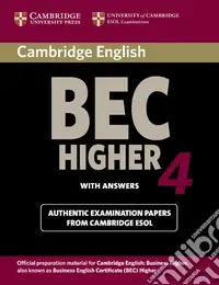 Pagamento Sicuro Cambridge English Business Certificate. Higher 4 Student‘s Book with answers