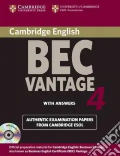 Esol Cambridge Bec 4 Vantage Pack Miglior Prezzo
