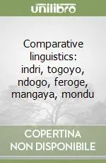 Novità Comparative linguistics indri, togoyo, ndogo, feroge, mangaya, mondu