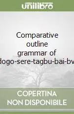 Pagamento Sicuro Comparative outline grammar of ndogo-sere-tagbu-bai-bviri