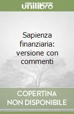 Sapienza finanziaria versione con commenti Promo Stagionale