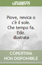 Economico Piove, nevica o c‘è il sole. Che tempo fa. Ediz. illustrata
