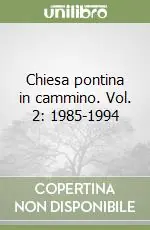 Economico Chiesa pontina in cammino. Vol. 2 1985-1994