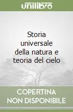 Più Venduto Storia universale della natura e teoria del cielo