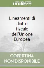 Lineamenti di diritto fiscale dell‘Unione Europea Affare