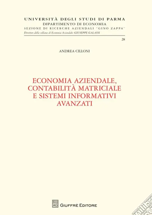 Ordina Subito Economia aziendale, contabilità matriciale e sistemi informativi avanzati
