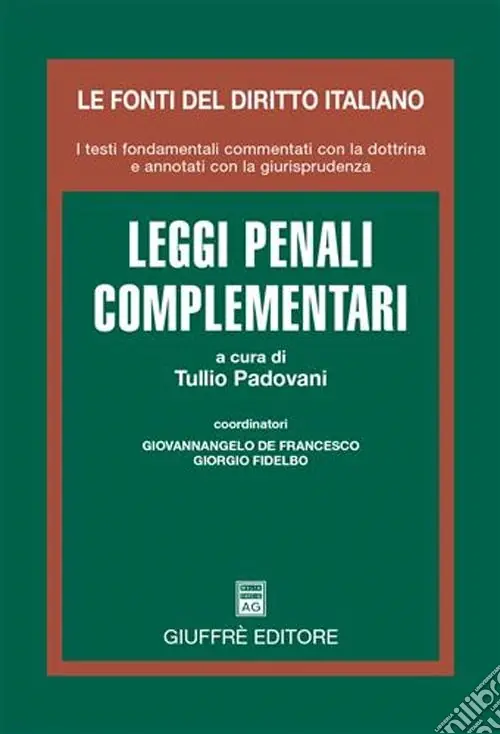 Leggi penali complementari Super Prezzo